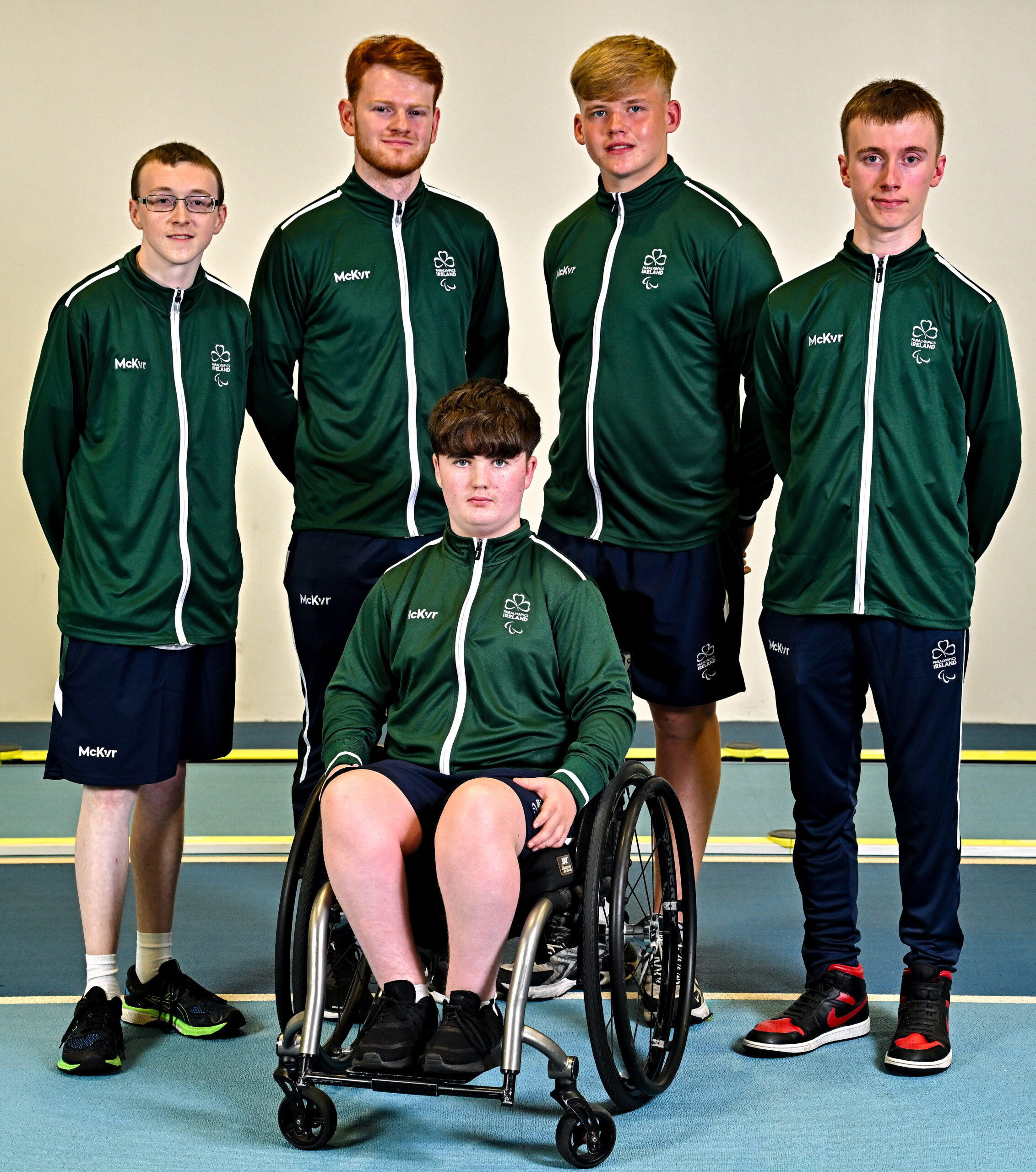 Four Irish para table tennis players